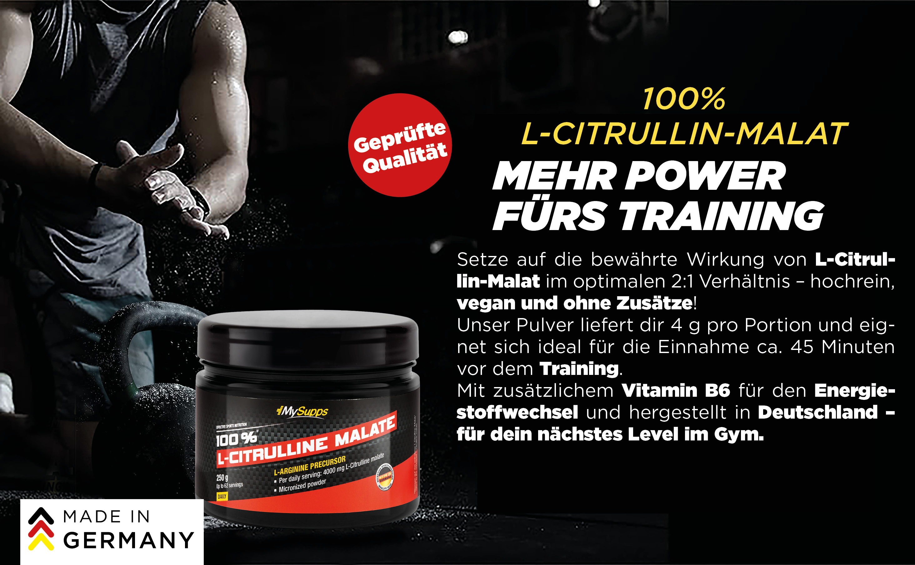 100 % L Citrulline Malate