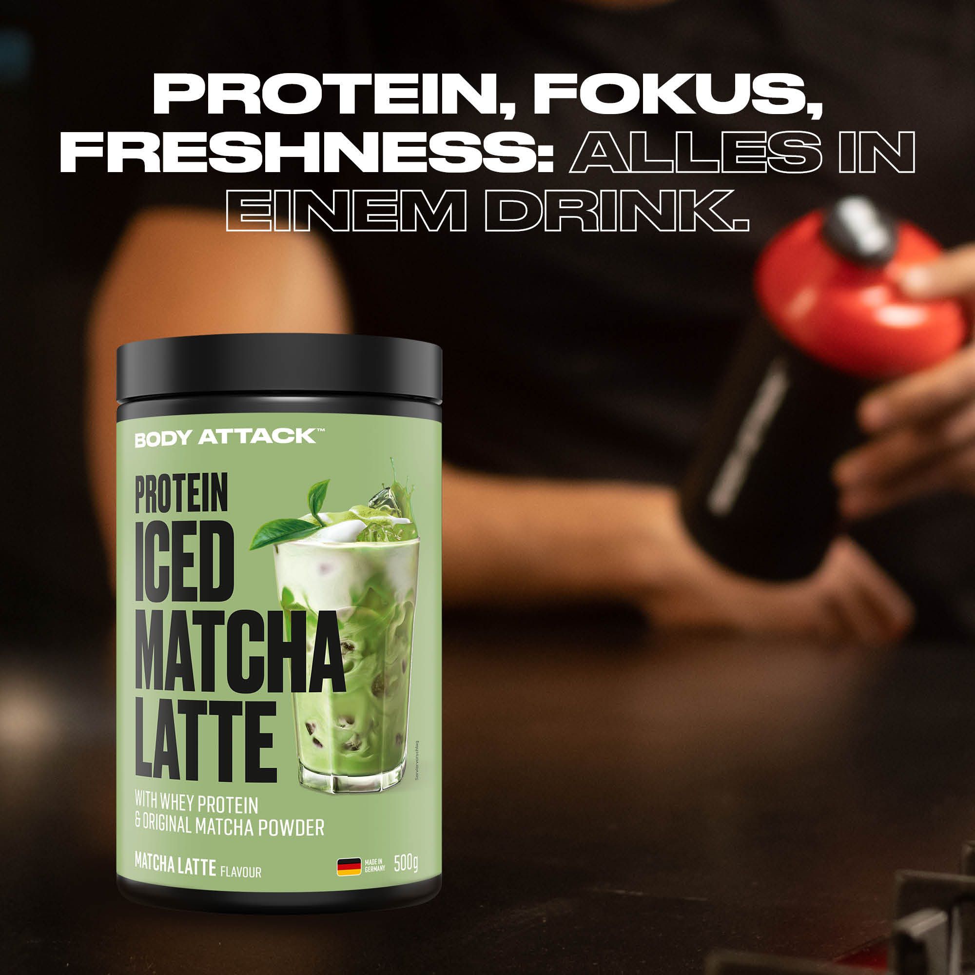 Protein Iced Matcha Latte Protein Iced Matcha Latte