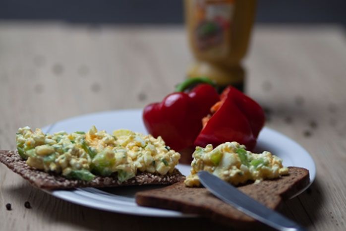 Bio Knäckebrot mit Eieraufstrich | Body Attack Fitness-Rezepte Bio Knäckebrot mit Eieraufstrich | Body Attack Fitness-Rezepte